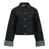 VEGA denim jakke, mørkeblå