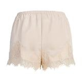 Produktbillede af creme VIMA shorts. Set bagfra. Fra BySofieSønderby
