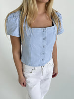 VIOLETTE top blå