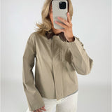 WILMA kort trenchcoat, beige