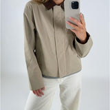 WILMA kort trenchcoat, beige