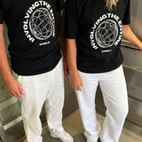 WORLD t-shirt, sort/hvid