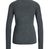 Produktfoto af grå WREN strik. Set bagfra. Fra BySofieSønderby