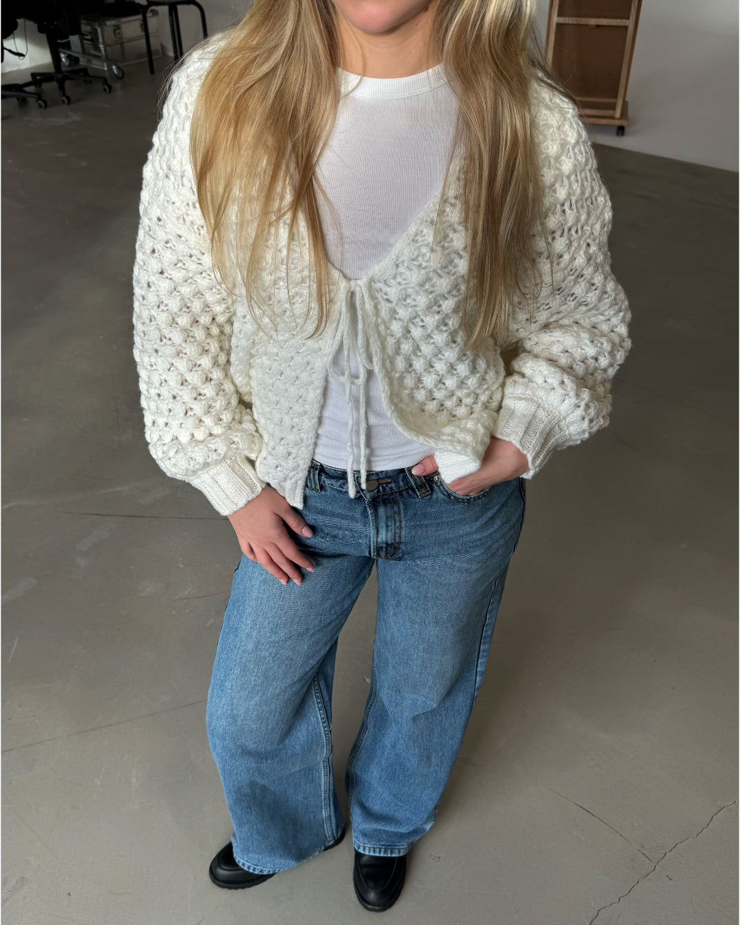 ZOE cardigan hvid