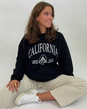 CALIFORNIA US sweatshirt, sort