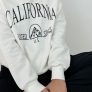 CALIFORNIA US sweatshirt, hvid