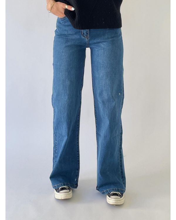 CARO jeans, mørkeblå - BySofieSønderby