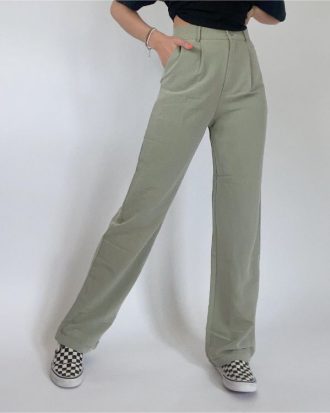ELISA bukser, støvgrøn