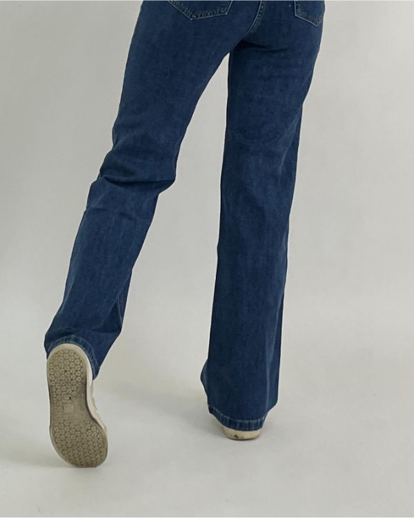 LULU wide leg jeans, denim