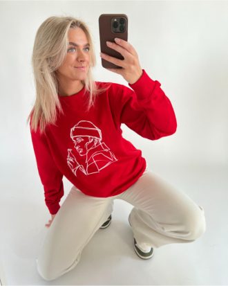 THIRSTY sweatshirt, rød