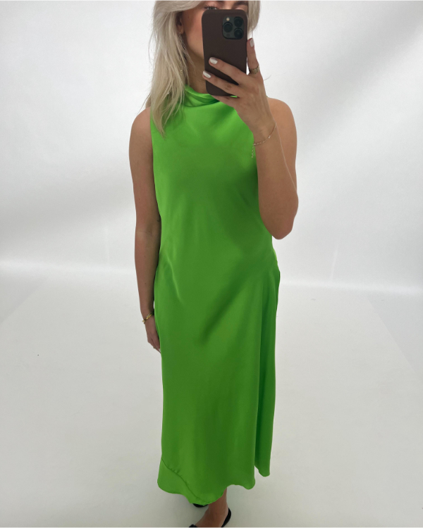 CORDELIA maxi kjole, grøn