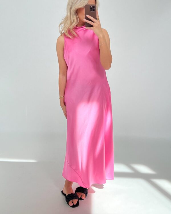 CORDELIA maxi kjole, pink