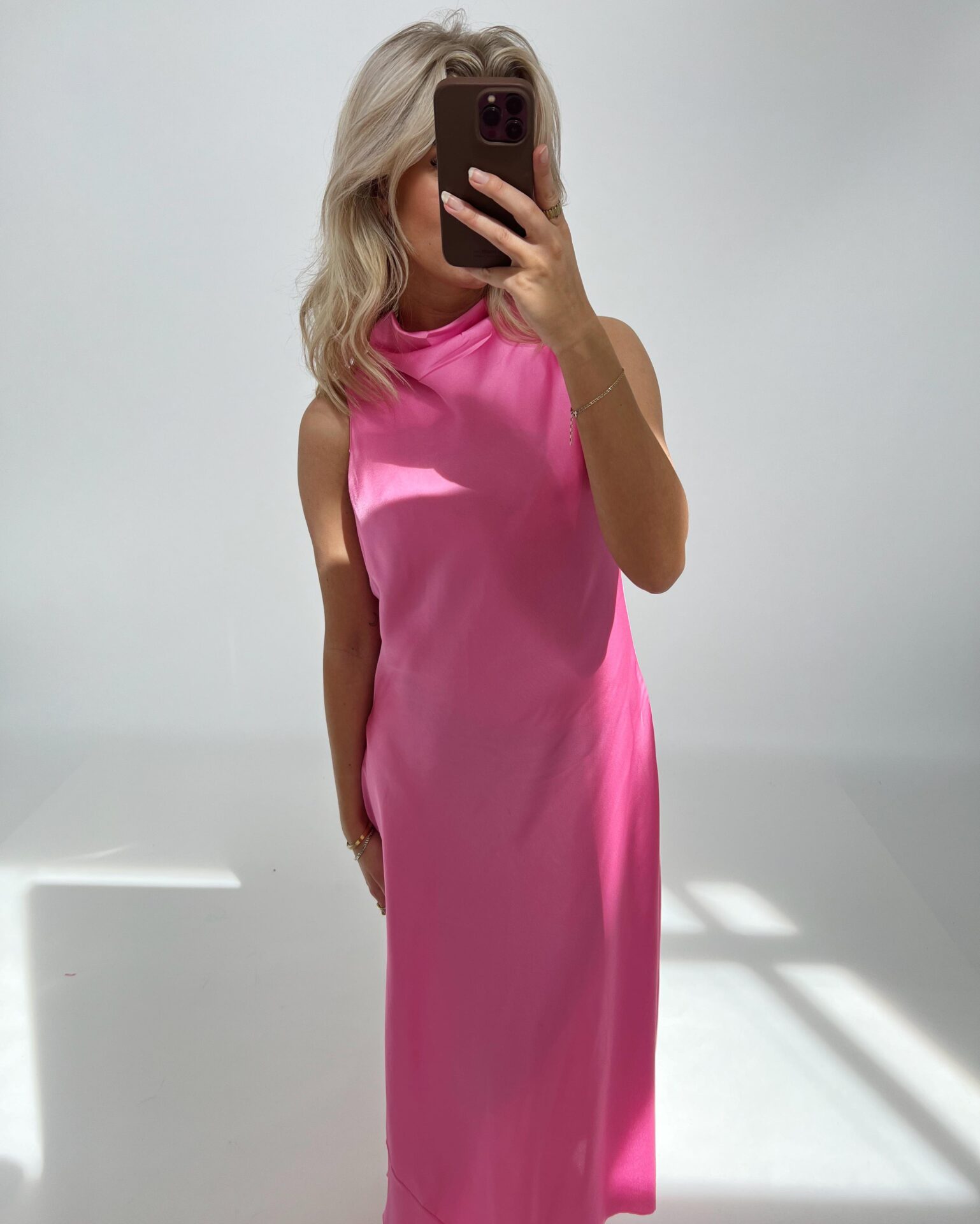 Ydeevne Placeret let at håndtere CORDELIA maxi kjole, pink - BySofieSønderby