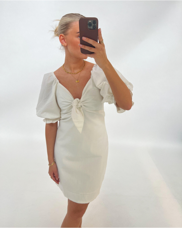 DAGMAR kjole, hvid