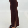 SOPHIA maxi nederdel, brun