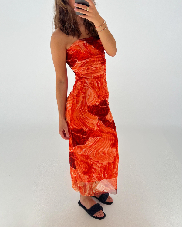 XENIA kjole, orange