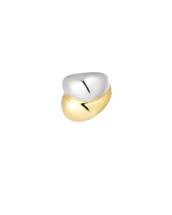 ELANOR ring, sølv/guld