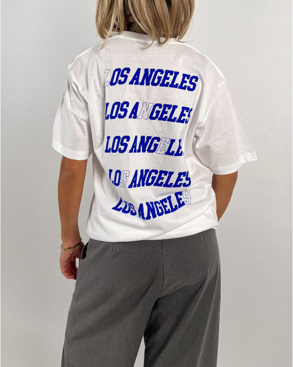 LOS ANGELES T Shirt, Hvid